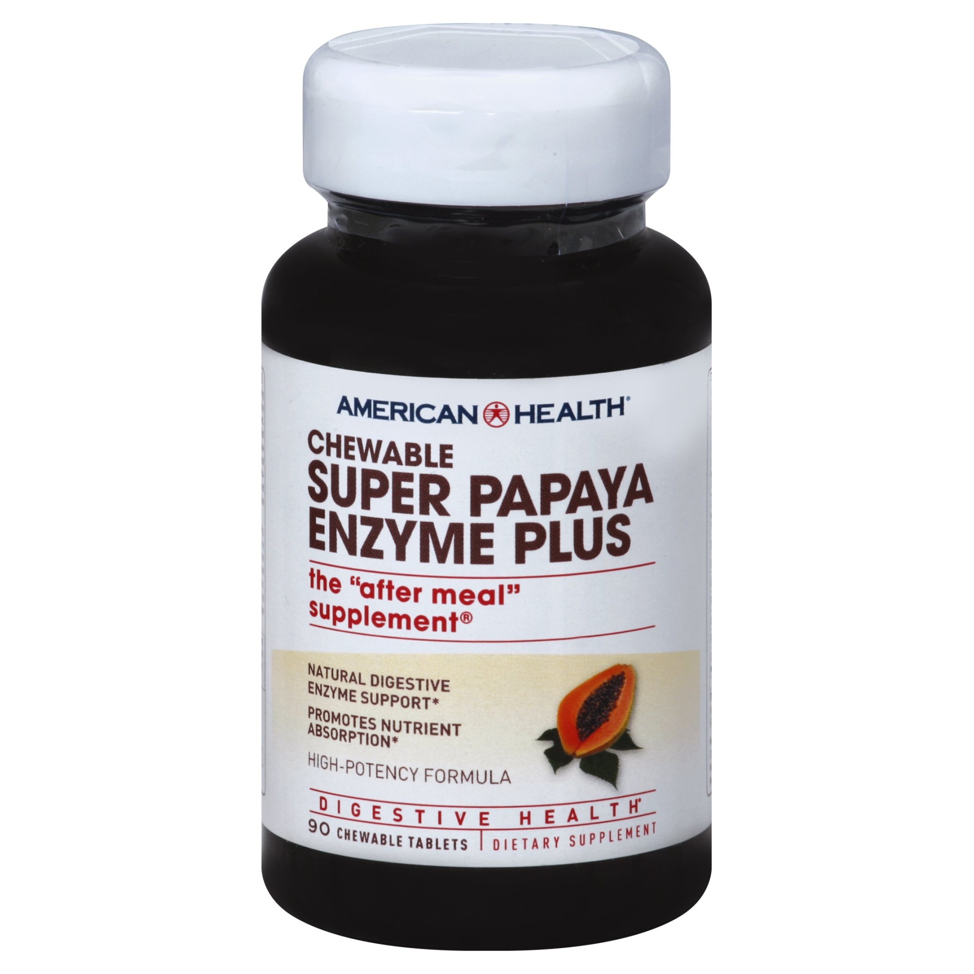 American Health Super Papaya Enzyme Plus Chewable Tablets 90 ct Shipt