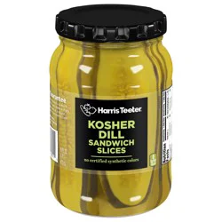 Harris Teeter Pickle Sandwich Slices - Kosher Dill