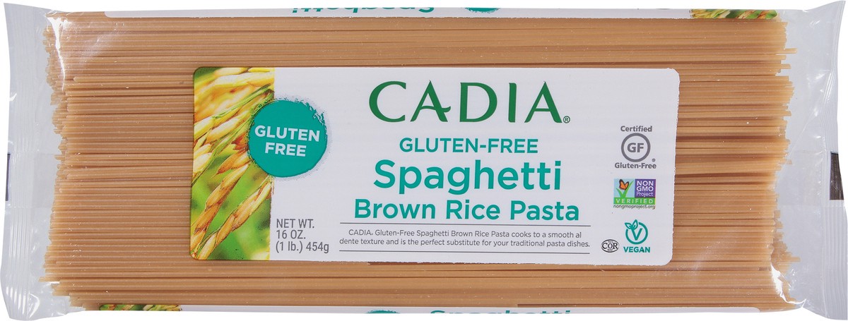 slide 6 of 13, Cadia Gluten-Free Spaghetti Brown Rice Pasta 16 oz, 16 oz