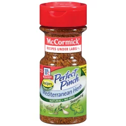 McCormick Perfect Pinch Mediterranean Herb Seasoning - Shop Spice Mixes at  H-E-B