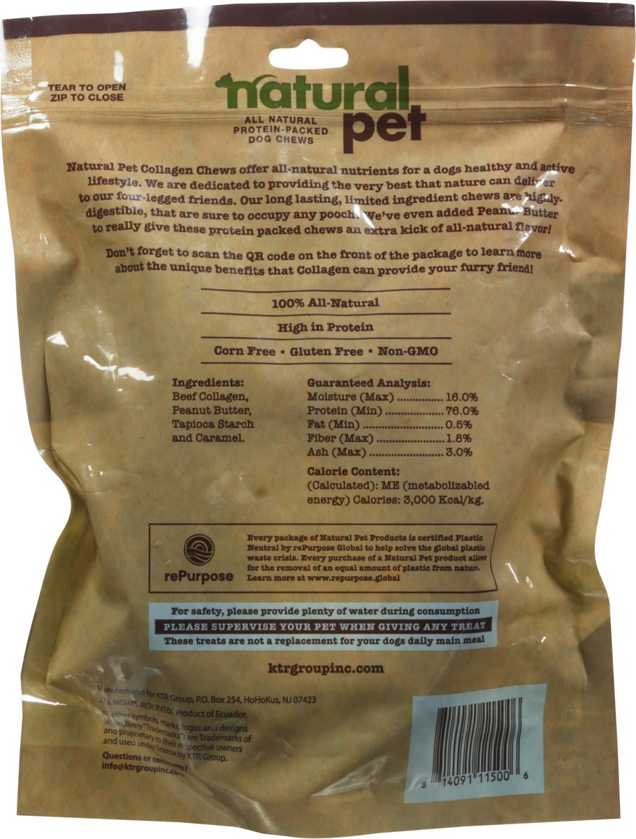 slide 12 of 13, Natural Pet Collagen Donut Peanut Butter Flavor Dog Chews 1 ea, 1 ct