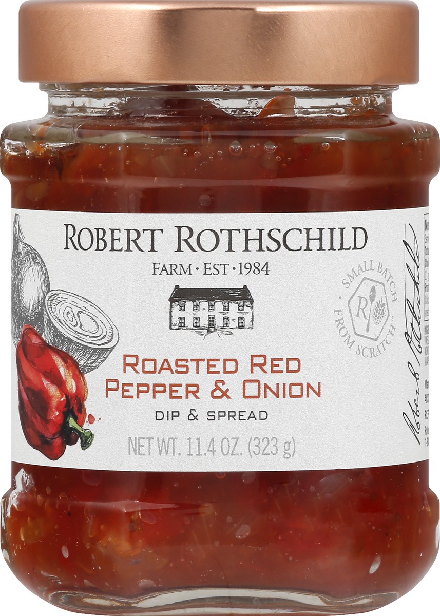 slide 4 of 13, Robert Rothschild Farm Roasted Red Pepper & Onion Dip & Spread, 11.4 oz