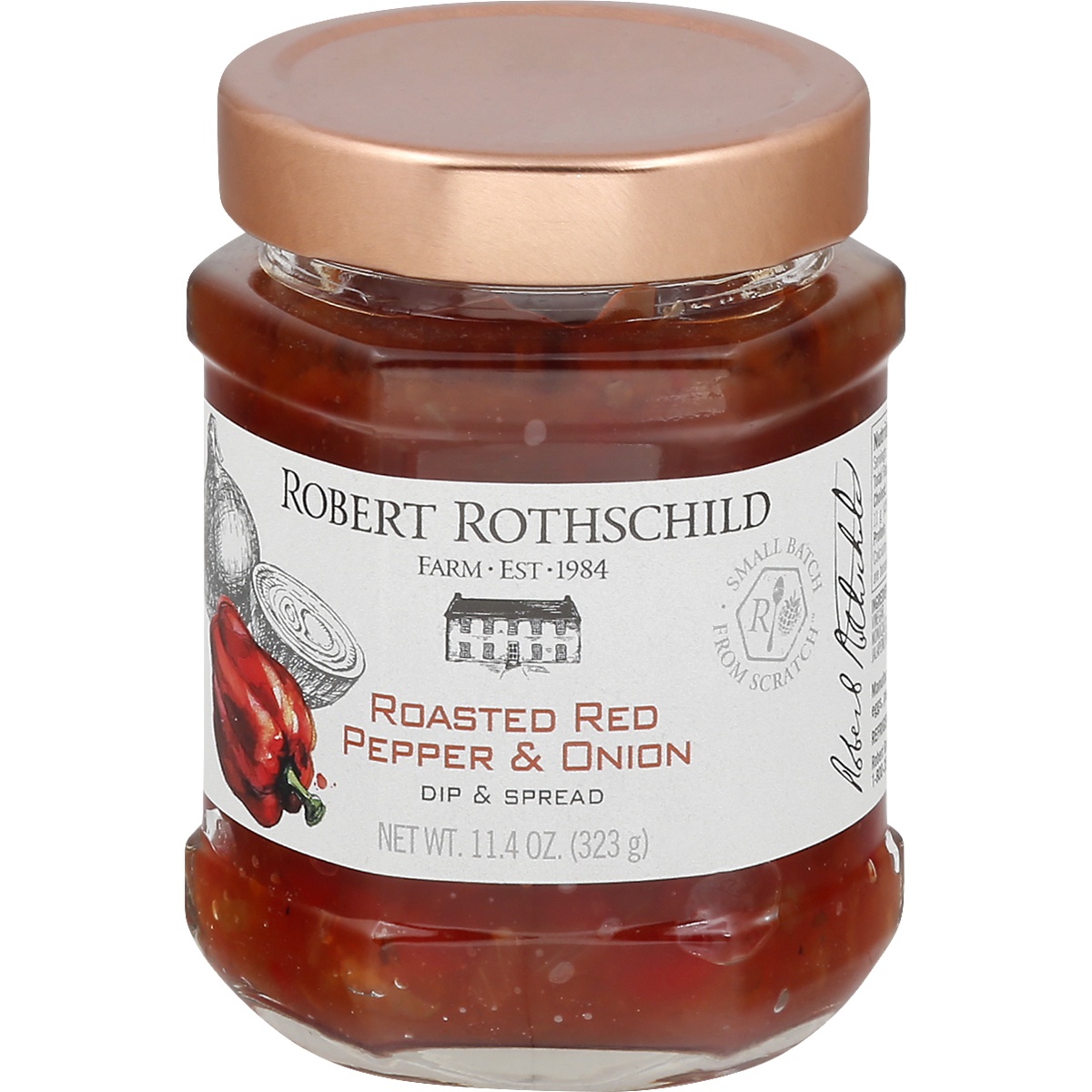 slide 1 of 1, Robert Rothschild Farm Roasted Red Pepper & Onion Dip & Spread, 11.4 oz