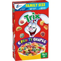Trix Classic Strawberry Cereal Family Size - 16.1oz - General Mills