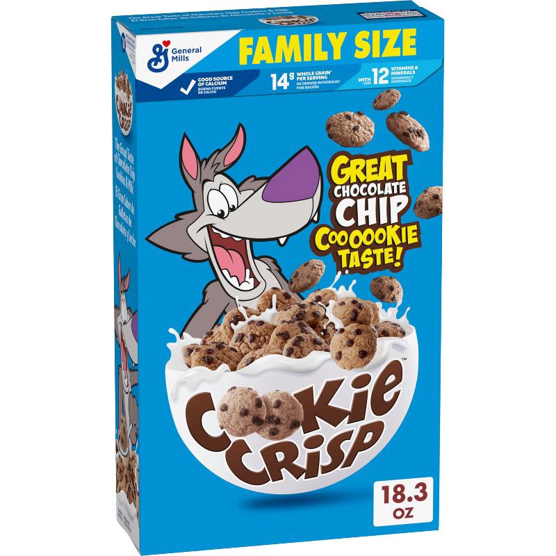 slide 1 of 11, Cookie Crisp Cereal Family Size - 18.3oz - General Mills, 18.3 oz