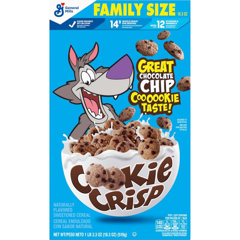 slide 10 of 11, Cookie Crisp Cereal Family Size - 18.3oz - General Mills, 18.3 oz