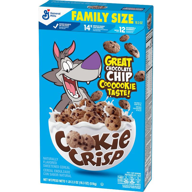 slide 11 of 11, Cookie Crisp Cereal Family Size - 18.3oz - General Mills, 18.3 oz