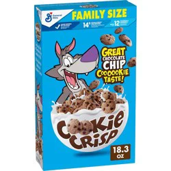Cookie Crisp Cereal Size - 18.3oz - General Mills: No Artificial Flavors, Whole Grain