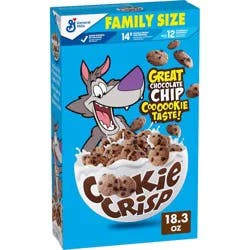 Cookie Crisp Cereal Size - 18.3oz - General Mills: No Artificial Flavors, Whole Grain