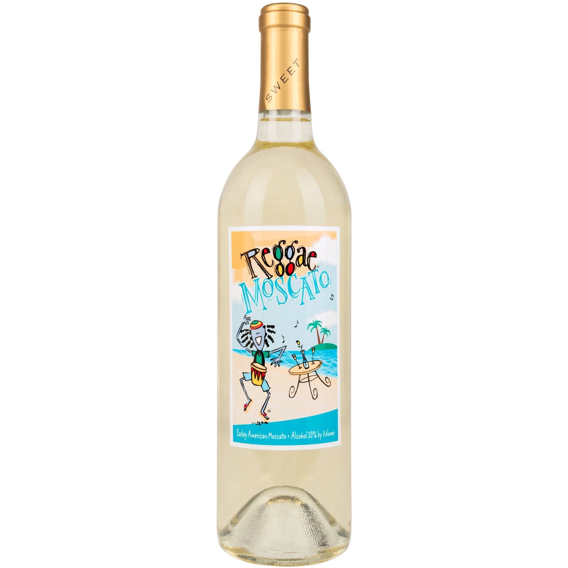 slide 1 of 1, Reggae Moscato White Wine - 750ml Bottle, 750 ml