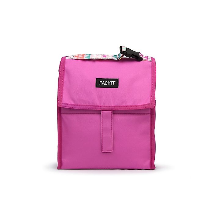 slide 3 of 5, PackIt Freezable Lunch Bag - Hot Pink, 1 ct