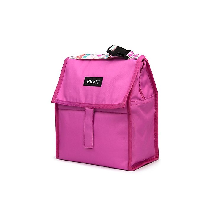 slide 4 of 5, PackIt Freezable Lunch Bag - Hot Pink, 1 ct