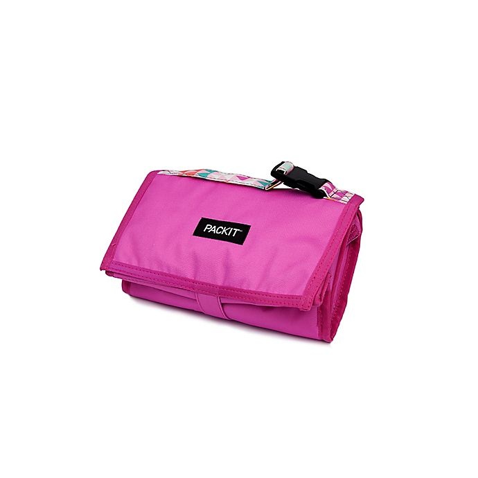 slide 5 of 5, PackIt Freezable Lunch Bag - Hot Pink, 1 ct