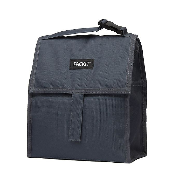 slide 5 of 5, PackIt Freezable Lunch Bag - Dark Grey, 1 ct