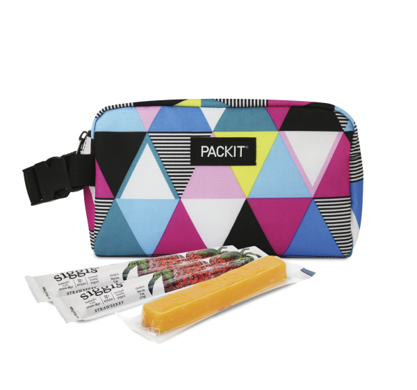 slide 2 of 7, Packit Freezable Snack Box Triangle Stripes, 1 ct