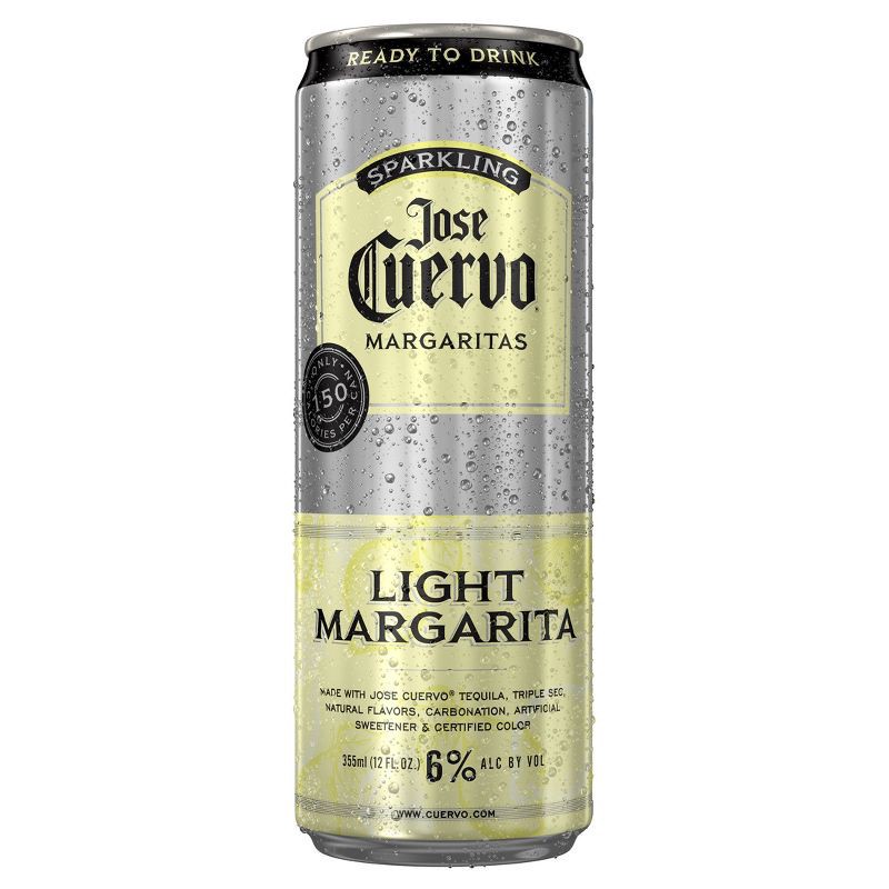 slide 1 of 4, Jose Cuervo Sparkling Light Margarita Cocktail - 4pk/355ml Cans, 4 ct; 355 ml