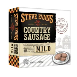 Steve Evans Mild Breakfast Patties 12Ct