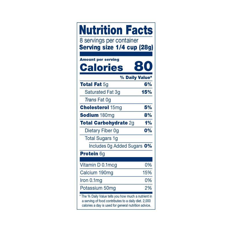 slide 7 of 7, Crystal Farms Mozzarella Cheese Shreds - 8oz, 8 oz