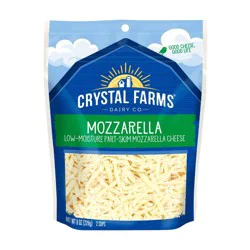 Crystal Farms Mozzarella Cheese Shreds - 8oz
