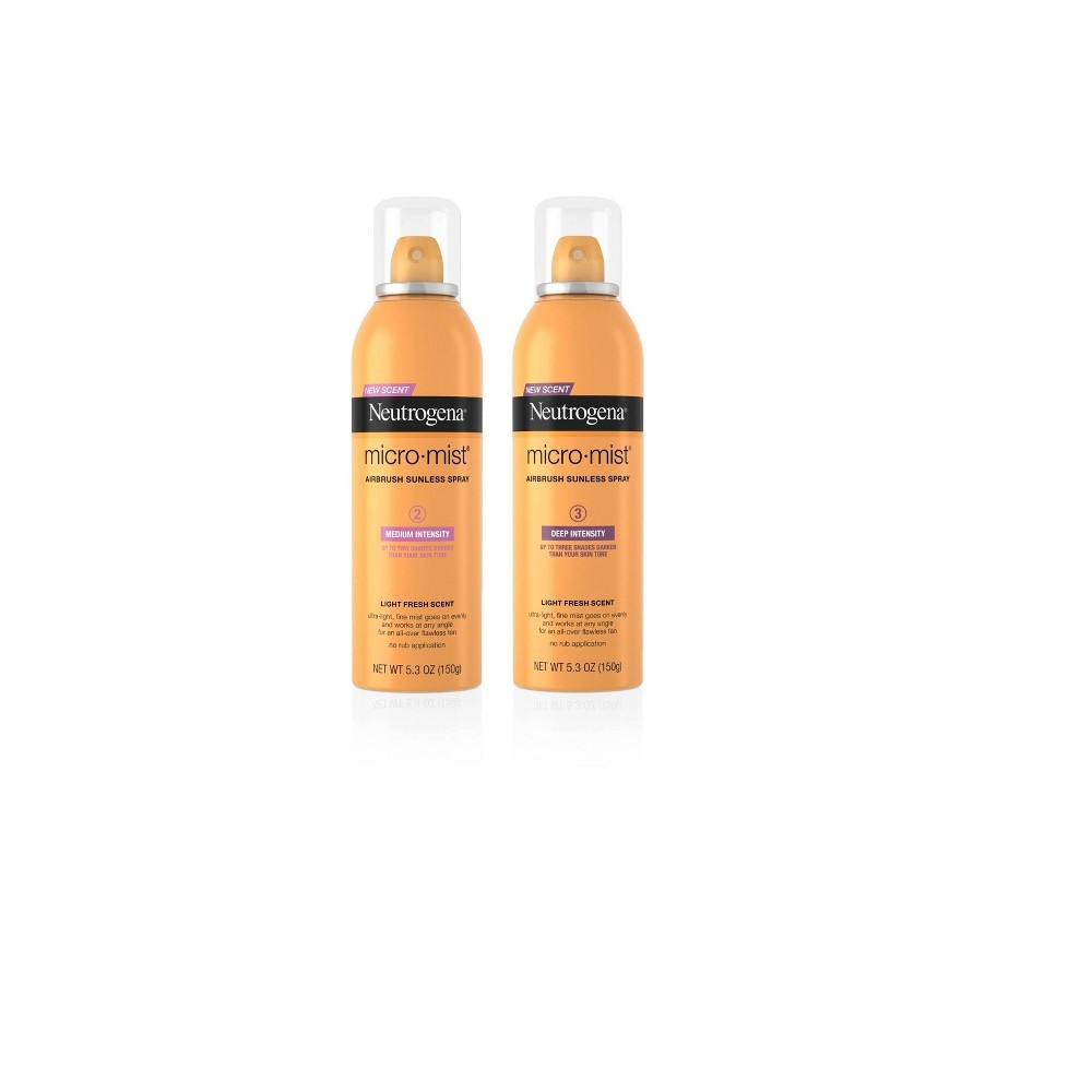 slide 3 of 9, Neutrogena Micromist Airbrush Sunless Tan - Deep, 5.3 oz