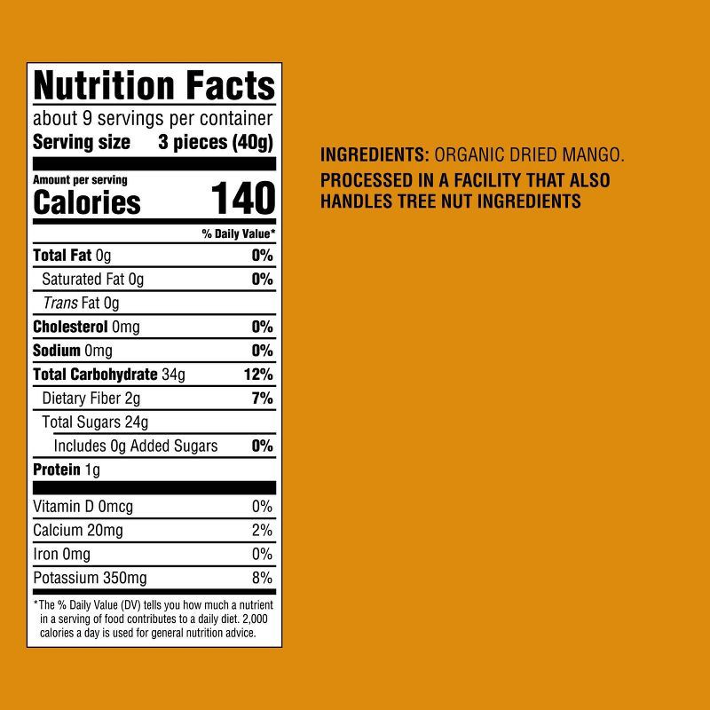 slide 4 of 4, Organic Unsweetened Dried Mango - 12oz - Good & Gather™, 12 oz