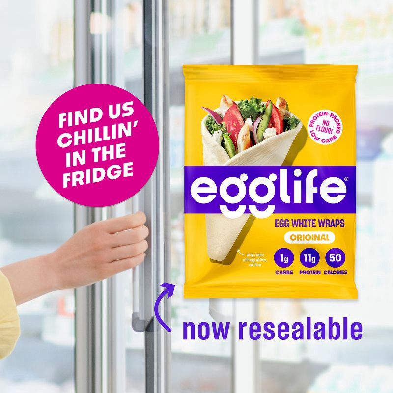 slide 2 of 7, egglife Gluten Free Original Egg White Wraps - 6oz/6ct, 6 ct; 6 oz