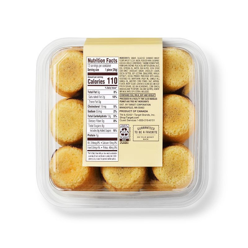 slide 2 of 4, Madeleine Cookies and Brownie Duo - 12ct - Favorite Day™, 12 ct