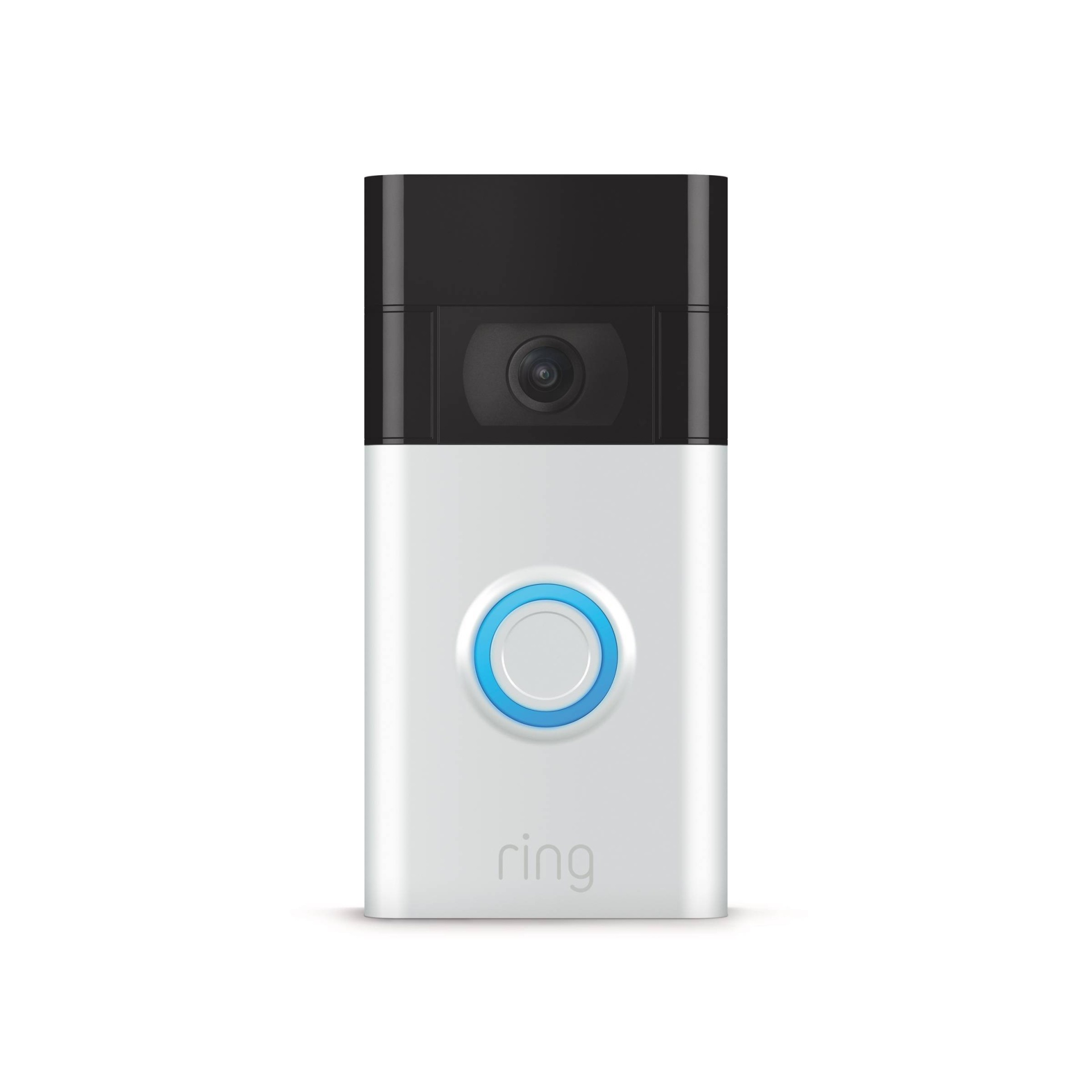 slide 1 of 7, Ring 1080p Wireless Video Doorbell - Satin Nickel, 1 ct