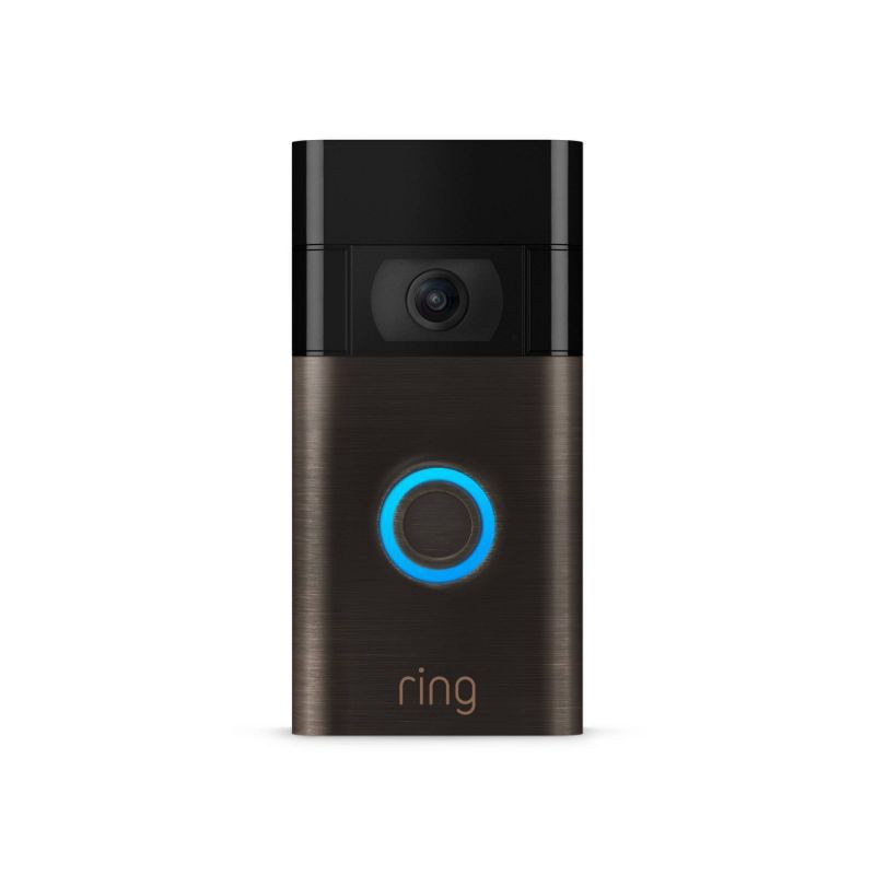 slide 1 of 7, Ring 1080p Wireless Video Doorbell - Venetian Bronze, 1 ct