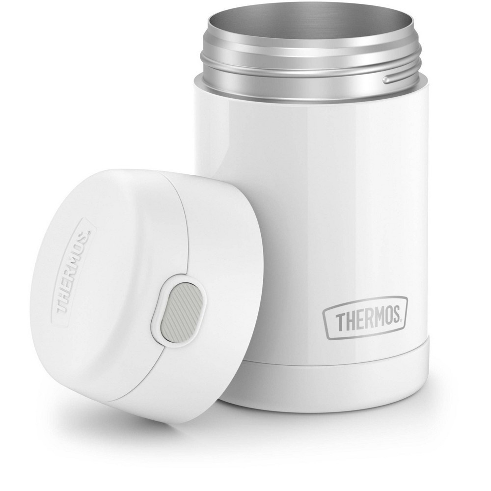 Thermos 16oz FUNtainer Food Jar with Spoon - White Etched 16 oz