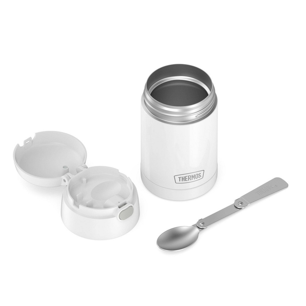 Thermos�� Stainless King�„� Food Jar with Spoon - (16 oz) - Promotional  Food Containers - Q57075 QI