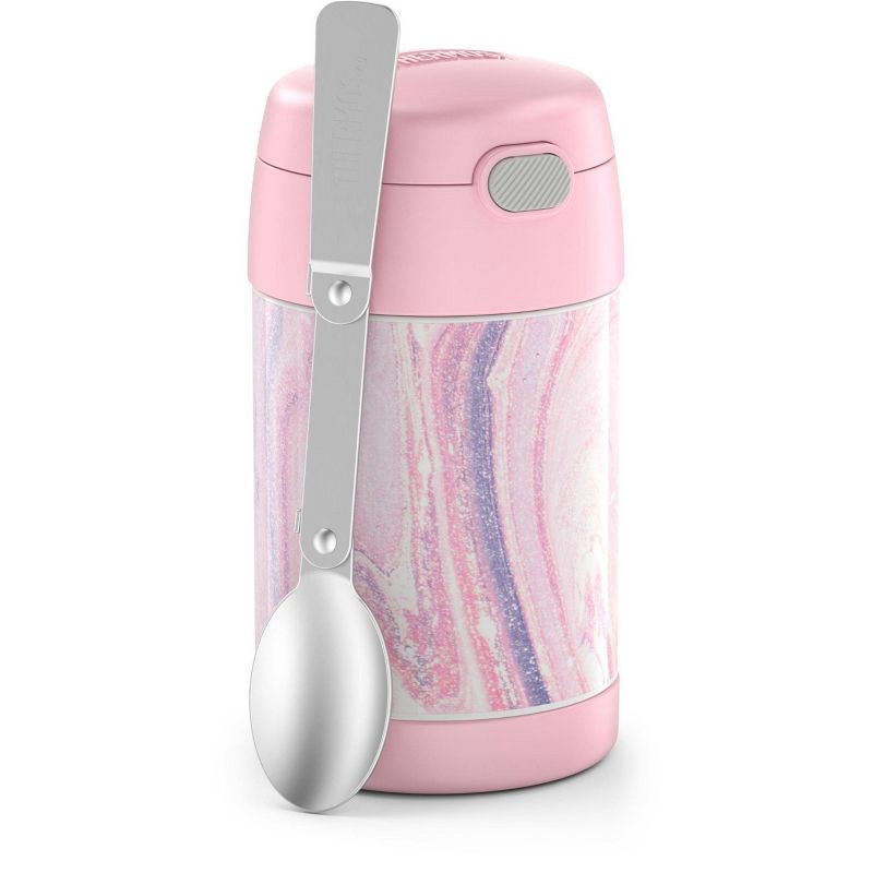 Thermos 16oz FUNtainer Water Bottle with Bail Handle - Pink Marble