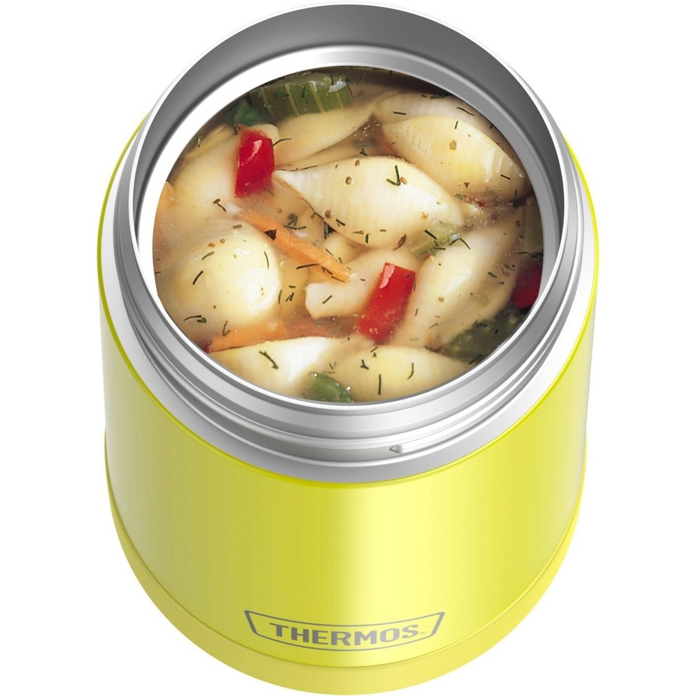 slide 8 of 8, Thermos FUNtainer Food Jar with Spoon - Lemon Yellow, 16 oz