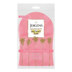 Jergens Natural Glow Instant Sun Application Mitt For Self Tanners, Streak-Free Sunless Tanning Glove