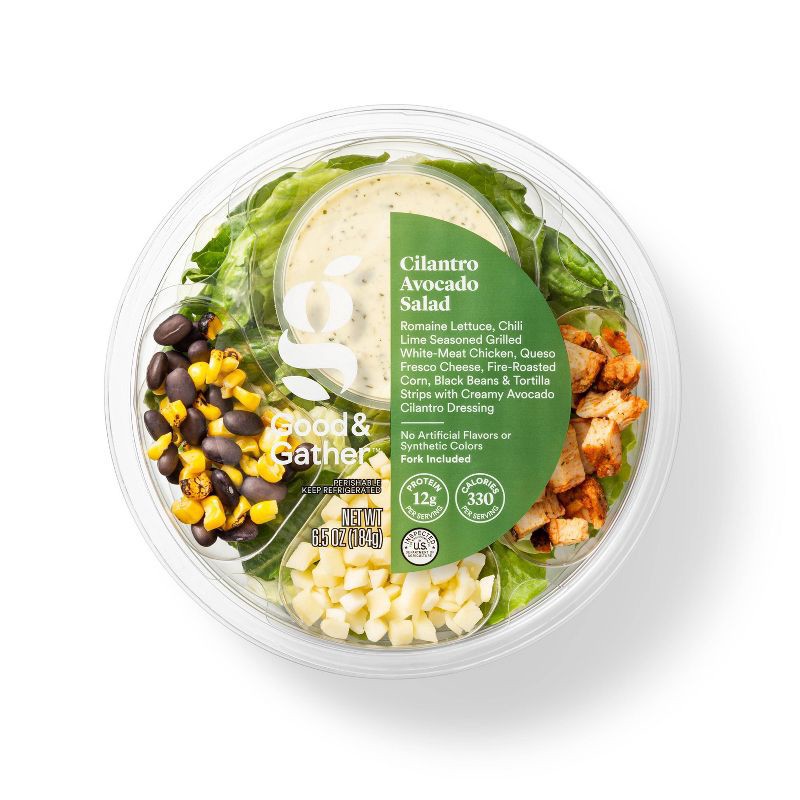 slide 1 of 4, Cilantro Avocado Salad Bowl - 6.5oz - Good & Gather™, 6.5 oz