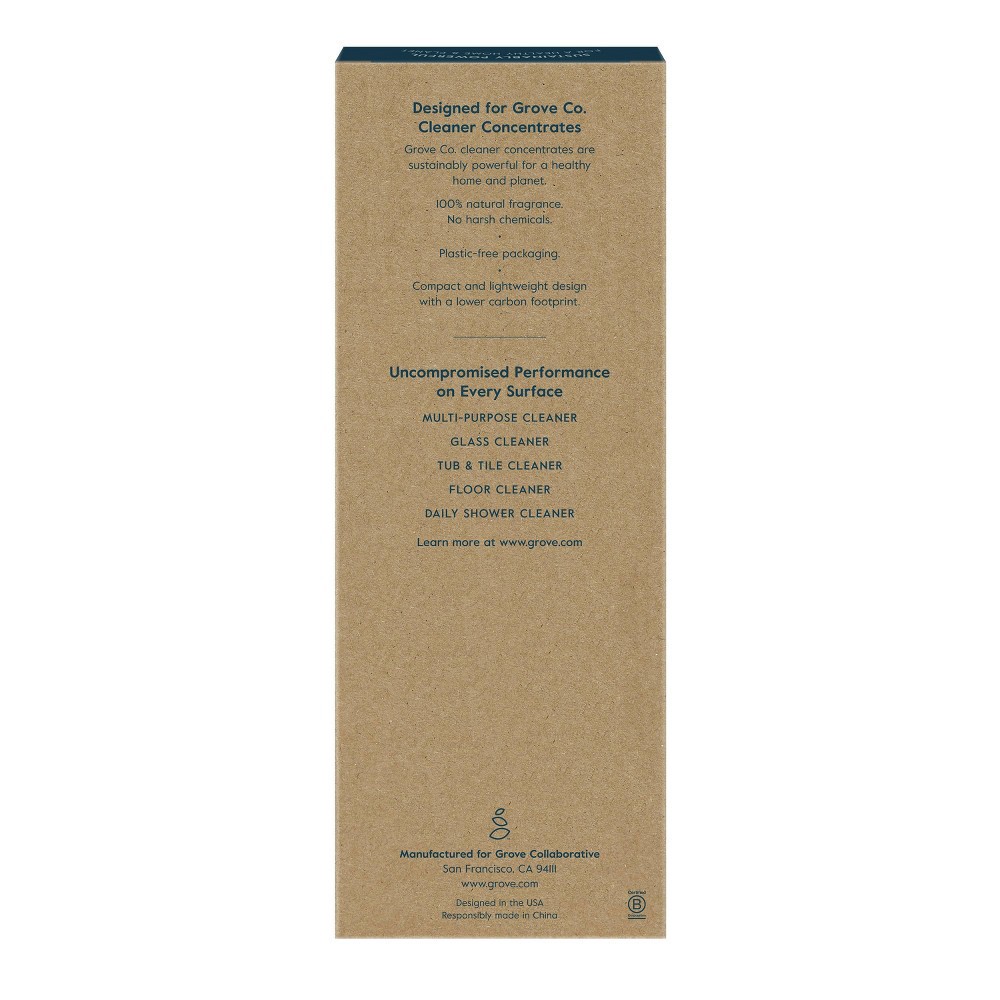 slide 3 of 9, Grove Co. Reusable Cleaning Glass Spray Bottle with Silicone Sleeve - Pristine Purple, 1 ct