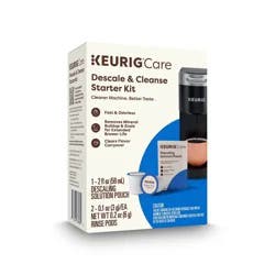 Keurig Descale and Cleanse Starter Kit: Coffee Maker Parts & Accessories, Descaling Solution for Keurig Slim