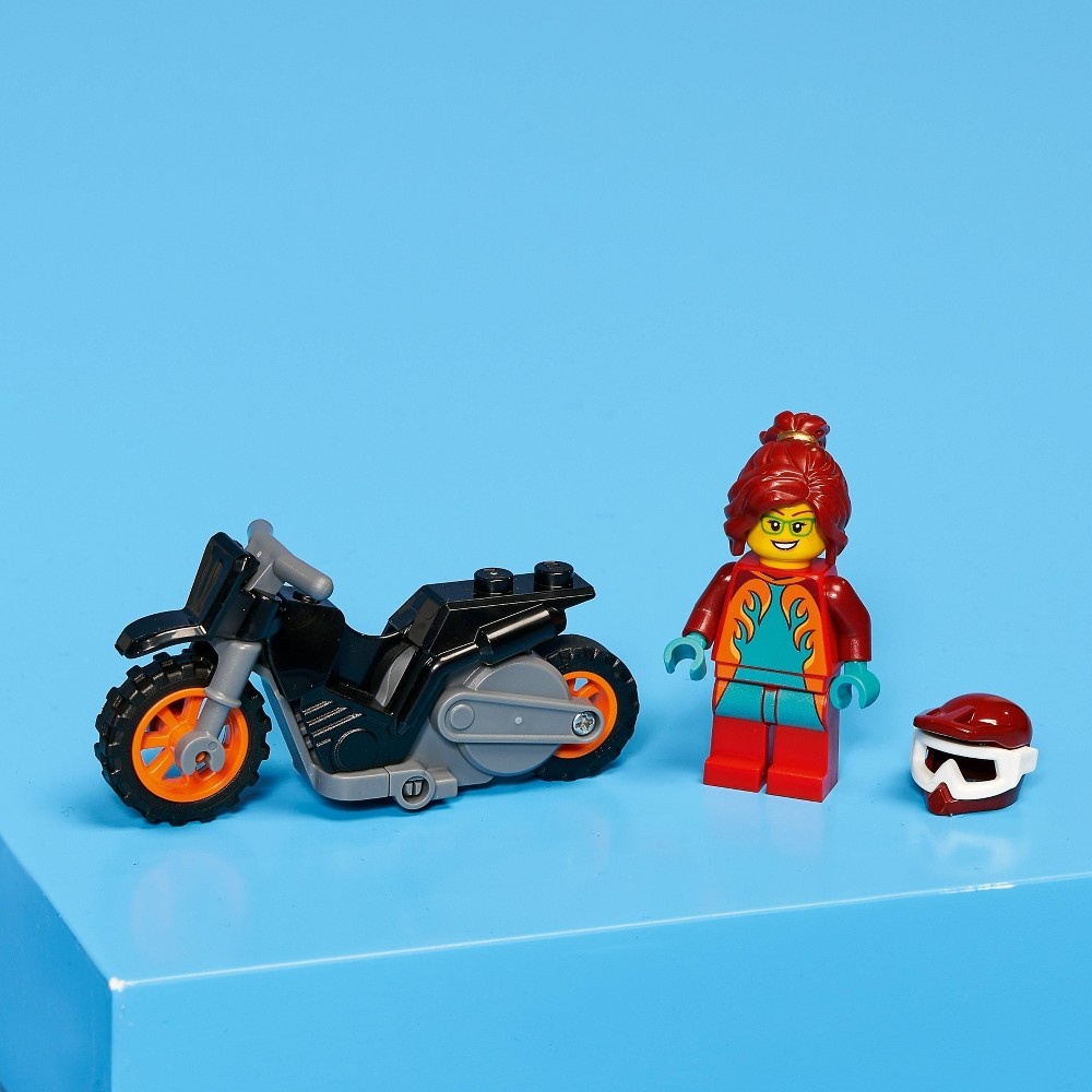 slide 2 of 5, LEGO City Fire Stunt Bike 60311, 1 ct