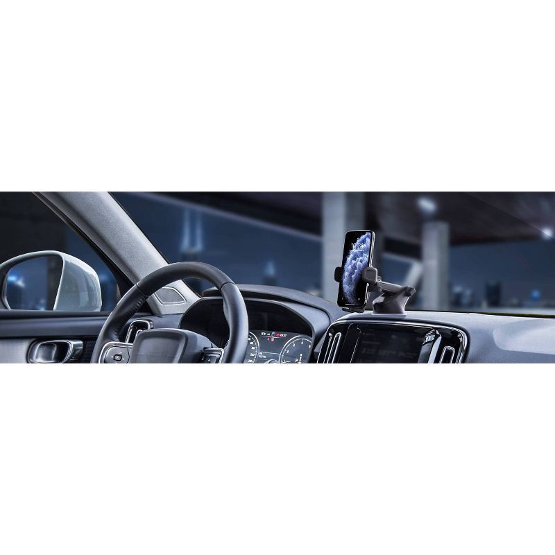 slide 4 of 8, iOttie Easy One Touch 5 Dash & Windshield Mount- Black: Adjustable Phone Holder, Plastic, 1 ct
