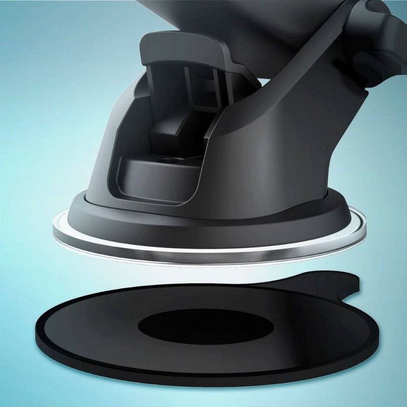 slide 7 of 8, iOttie Easy One Touch 5 Dash & Windshield Mount- Black: Adjustable Phone Holder, Plastic, 1 ct