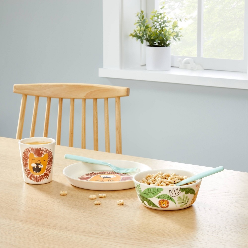 Buy Savannah Safari Bamboo Kids Tableware Set by Sass & Belle - The Postal  Pantry Co