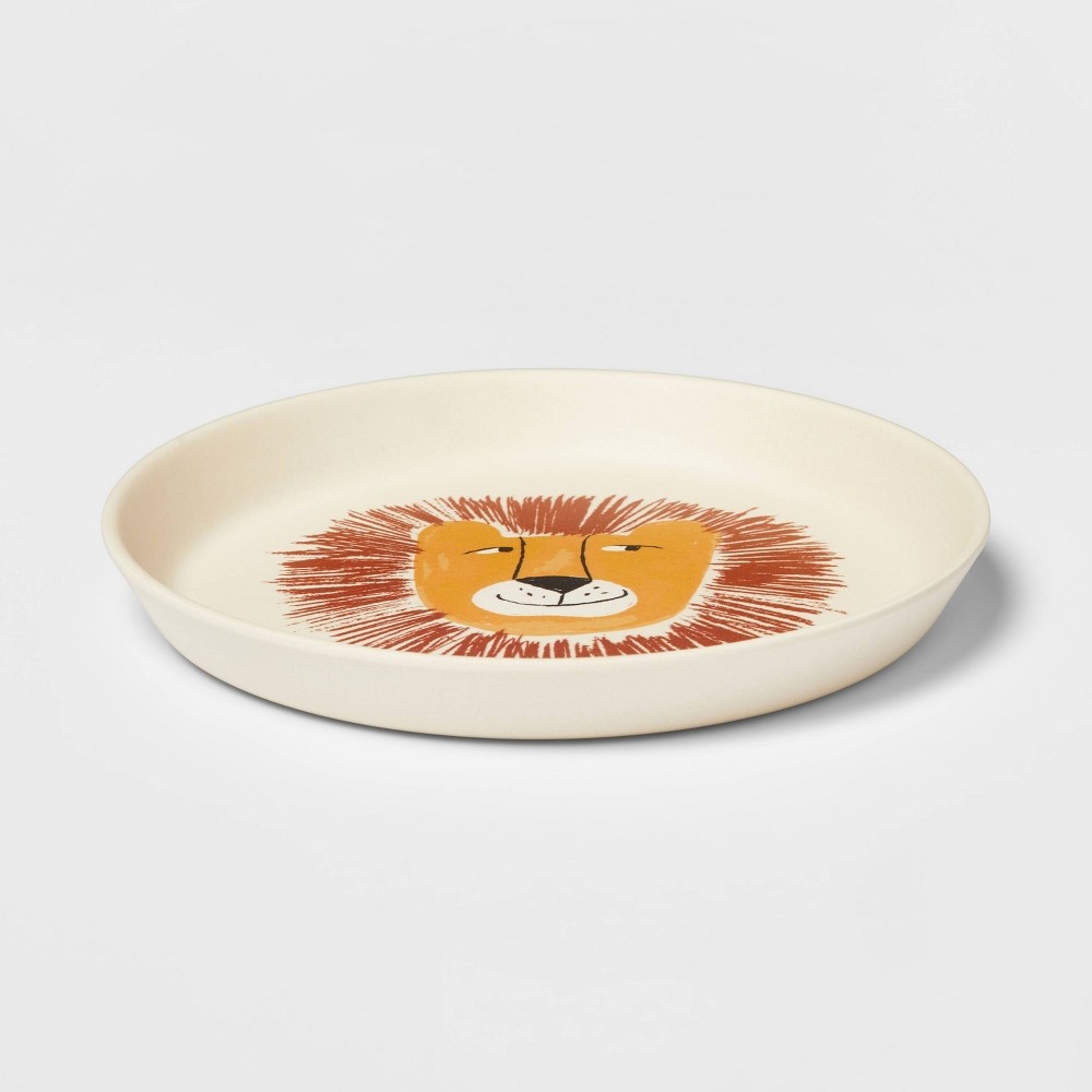 Bamboo Melamine Jungle Kids Dinner Plate Pillowfort ct
