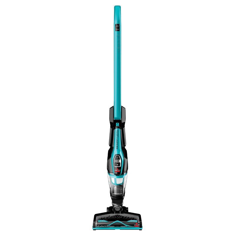 slide 1 of 9, BISSELL ReadyClean Cordless 10.8V Stick Vacuum 3190 10" Cleaning Path Blue: Pet Hair, Multi-Surface, Bagless, Lithium Ion Battery, 1 ct