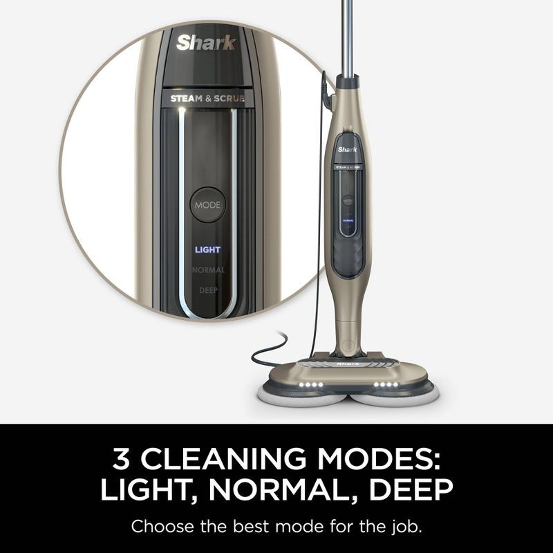 slide 7 of 12, Shark Steam and Scrub All-in-One Scrubbing and Sanitizing Hard Floor Steam Mop - S7001TGT: Electric Floor Steamer, 3 Speeds, 1 ct