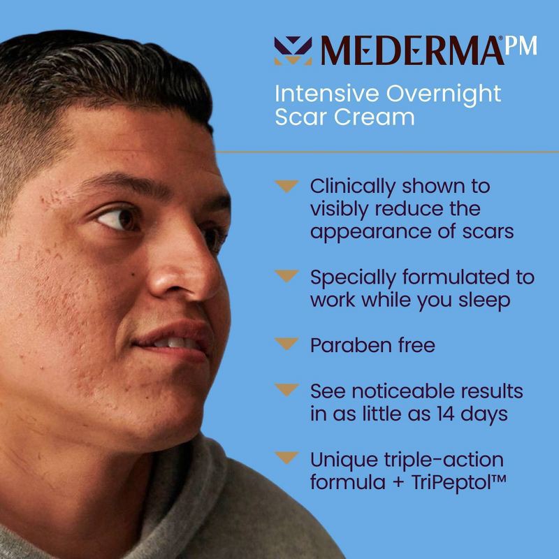 slide 5 of 8, Mederma PM Overnight Scar Cream - 1oz, 1 oz