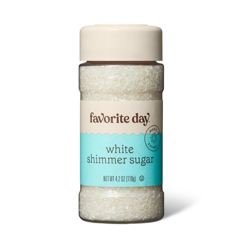 slide 1 of 3, White Shimmer Sugar - 4.2oz - Favorite Day™, 4.2 oz