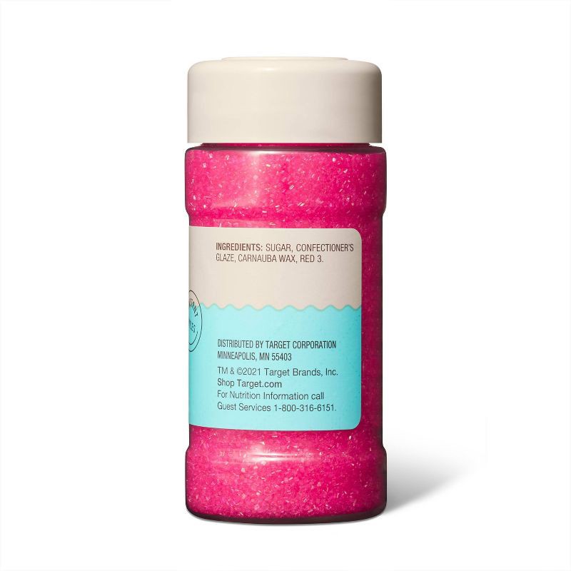 slide 3 of 3, Pink Sanding Sugar - 3.7oz - Favorite Day™, 3.7 oz