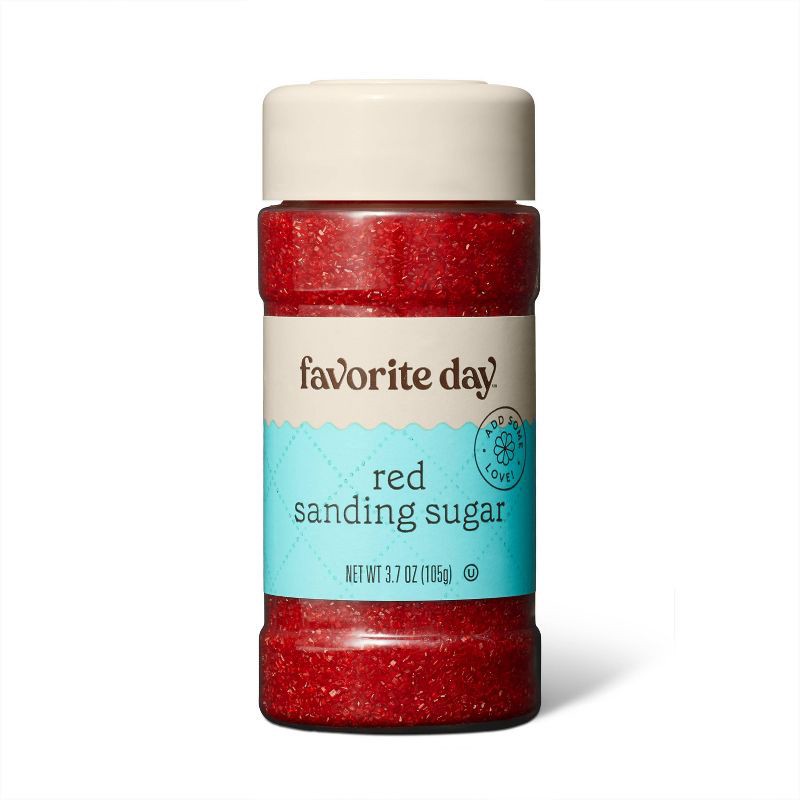 slide 1 of 3, Red Sanding Sugar - 3.7oz - Favorite Day™, 3.7 oz