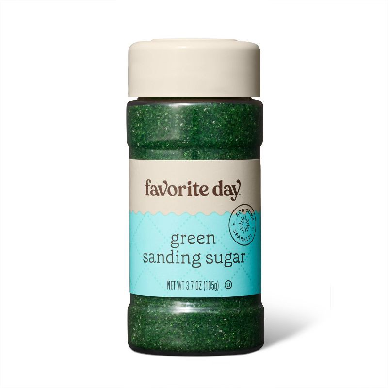 slide 1 of 3, Green Sanding Sugar - 3.7oz - Favorite Day™, 3.7 oz