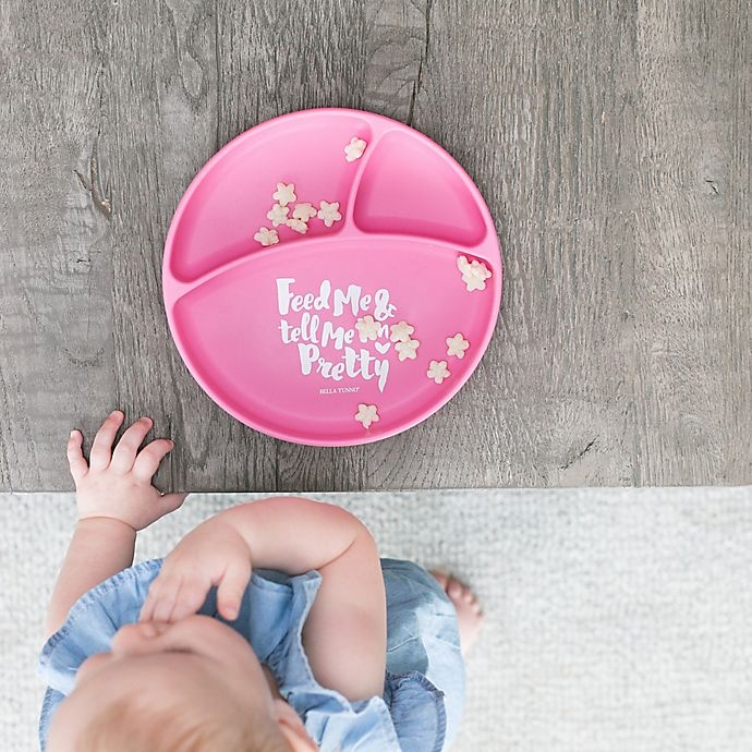 slide 2 of 2, Bella Tunno Feed Me Silicone Wonder Plate - Pink, 1 ct